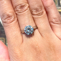 2.51 carat diamond solitaire ring in platinum-engagement rings-The Antique Ring Shop