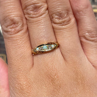 Antique opal and diamond ring from 1919-Antique rings-The Antique Ring Shop