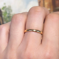 22 carat gold wedding band from 1926-wedding rings-The Antique Ring Shop
