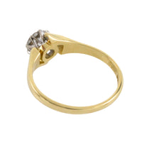 Vintage diamond solitaire ring-Vintage Rings-The Antique Ring Shop