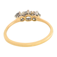 Edwardian old cut diamond ring in 18 carat gold-The Antique Ring Shop