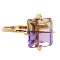 Ametrine ring in 14 carat gold-Vintage Rings-The Antique Ring Shop