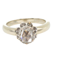Rose diamond ring in 14 carat gold-Vintage Rings-The Antique Ring Shop
