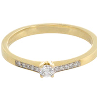 Diamond ring in 14 carat gold-engagement rings-The Antique Ring Shop