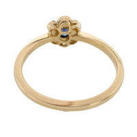 Edwardian rose diamond and sapphire cluster ring-Antique rings-The Antique Ring Shop