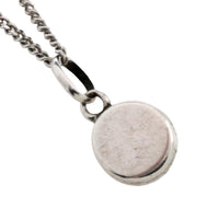 Rose diamond pendant in silver-Pendants-The Antique Ring Shop