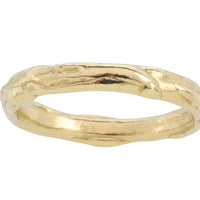 14 carat gold nugget style band-wedding rings-The Antique Ring Shop