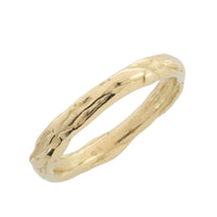 14 carat gold nugget style band-wedding rings-The Antique Ring Shop