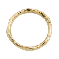 14 carat gold nugget style band-wedding rings-The Antique Ring Shop