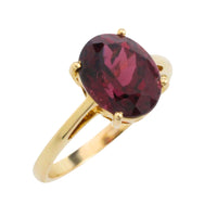 Garnet ring in 14 carat gold-Vintage Rings-The Antique Ring Shop