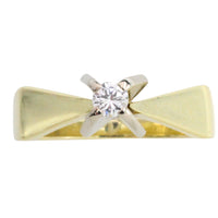 Vintage diamond solitaire ring