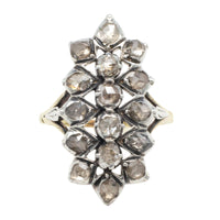 Vintage Dutch rose cut diamond ring