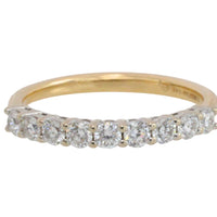 Diamond half eternity band-wedding rings-The Antique Ring Shop