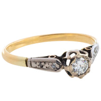 Vintage diamond ring in 18 carat gold