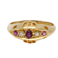 Ruby and diamond ring from 1918-Antique rings-The Antique Ring Shop