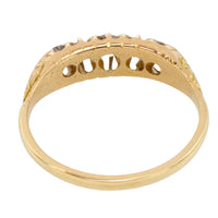 Edwardian five stone old cut diamond ring-Antique rings-The Antique Ring Shop