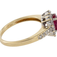 Smoked quartz ring in 18 carat gold-vintage rings-The Antique Ring Shop