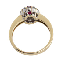 Smoked quartz ring in 18 carat gold-vintage rings-The Antique Ring Shop