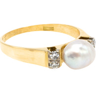 Opal studs in 14 carat gold-Earrings-The Antique Ring Shop