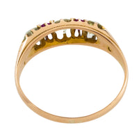 Victorian chrysoberyl and ruby ring from 1871-Antique rings-The Antique Ring Shop