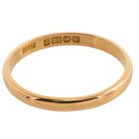 22 carat wedding band from 1957-wedding rings-The Antique Ring Shop