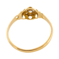 Victorian rose and old cut diamond ring from 1897-Antique rings-The Antique Ring Shop