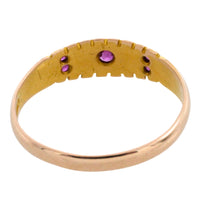 Edwardian ruby and rose diamond ring from 1906-Antique rings-The Antique Ring Shop