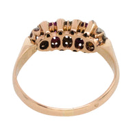 Antique ruby and old cut diamond ring