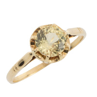 Faceted sapphire collier in 14 carat gold-Necklaces-The Antique Ring Shop