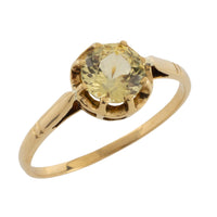 Faceted sapphire collier in 14 carat gold-Necklaces-The Antique Ring Shop