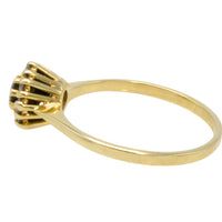 Vintage diamond cluster ring in 14 carat gold-Vintage Rings-The Antique Ring Shop