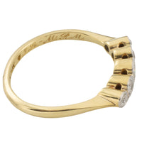 five stone diamond ring from 1926-vintage rings-The Antique Ring Shop