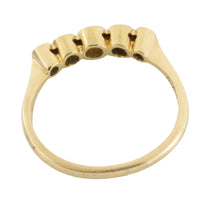 five stone diamond ring from 1926-vintage rings-The Antique Ring Shop