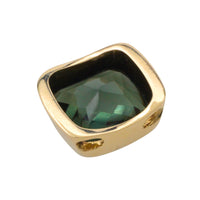Tourmaline pendant in 14 carat gold-Pendants-The Antique Ring Shop