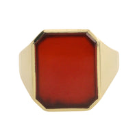 Vintage Dutch carnelian signet ring-The Antique Ring Shop