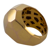 18 carat gold faceted dome ring-Vintage Rings-The Antique Ring Shop