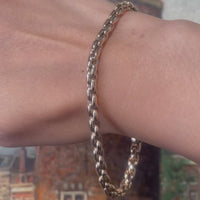 Cable style bracelet in 14 carat gold