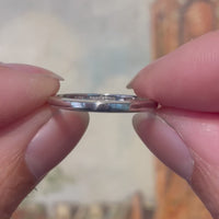 Vintage platinum band
