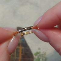 22 karaat gouden trouwring uit 1957