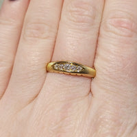 Victorian five stone diamond ring from 1895-Antique rings-The Antique Ring Shop