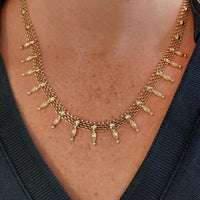 Vintage 14 carat gold collier-colliers-The Antique Ring Shop