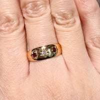 Ruby and diamond gypsy ring from 1895-Antique rings-The Antique Ring Shop