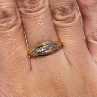 Edwardian rose cut diamond ring from 1918-The Antique Ring Shop
