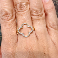 Diamond ring in 14 carat gold-Vintage Rings-The Antique Ring Shop