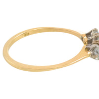 Edwardian old cut diamond ring in 18 carat gold-The Antique Ring Shop