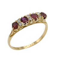Edwardian ruby and diamond ring from 1910-The Antique Ring Shop