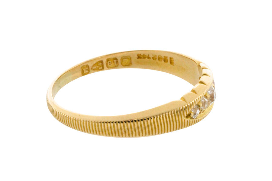 Victorian five stone diamond ring from 1895-Antique rings-The Antique Ring Shop