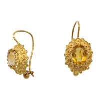 Vintage 14 carat gold earrings-Earrings-The Antique Ring Shop