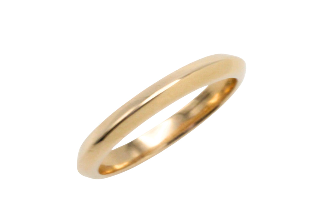Vintage 14 carat gold band-wedding rings-The Antique Ring Shop