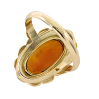 Vintage cameo ring in 14 carat gold-Vintage Rings-The Antique Ring Shop